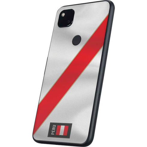 Peru Soccer Flag Google Pixel 4a Skin